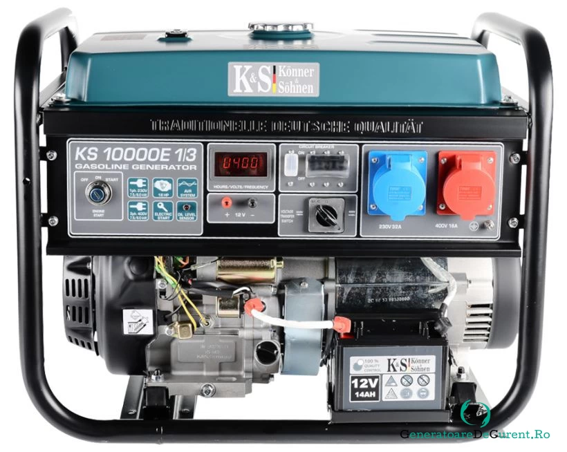 Generator de curent 8 kW benzina PRO - Konner & Sohnen - KS-10000E-1/3 la 4,949.00 lei ron