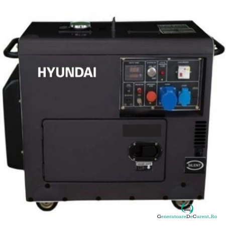 Generator de curent trifazat cu motor diesel HYUNDAI DHY8601SE-T